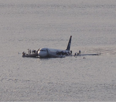 Notwasserung: US-Airways (Hudson River)